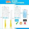 60 Count Duster Refill for Swiffer Duster with 1 Handle - 360 Multi-Surface Larger Size Feather Dusters, Disposable Duster Kit for Cleaning Home, Furniture, Blinds and Ceiling Fans view 3