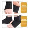Beavorty Cushioned Foot Arch Support Brace Sleeve for Flat Feet Compression Arch Support Socks with Breathable Fabric for Plantar Fasciitis Relief view 3