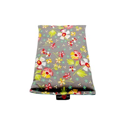 Therapy Rice Pack Handmade in USA, All Natural, Reusable Heat Pack, Cold Pack, Rice Bag, Eye Pillow, Warmer (Medium 4x15, Citrus)