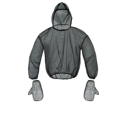 Alianm Mosquito Suits For Adult Mesh Hooded Bug Jacket Suit, Anti Mosquito Net, Mitt Mesh Clothes, Carry Pouch(S-M)
