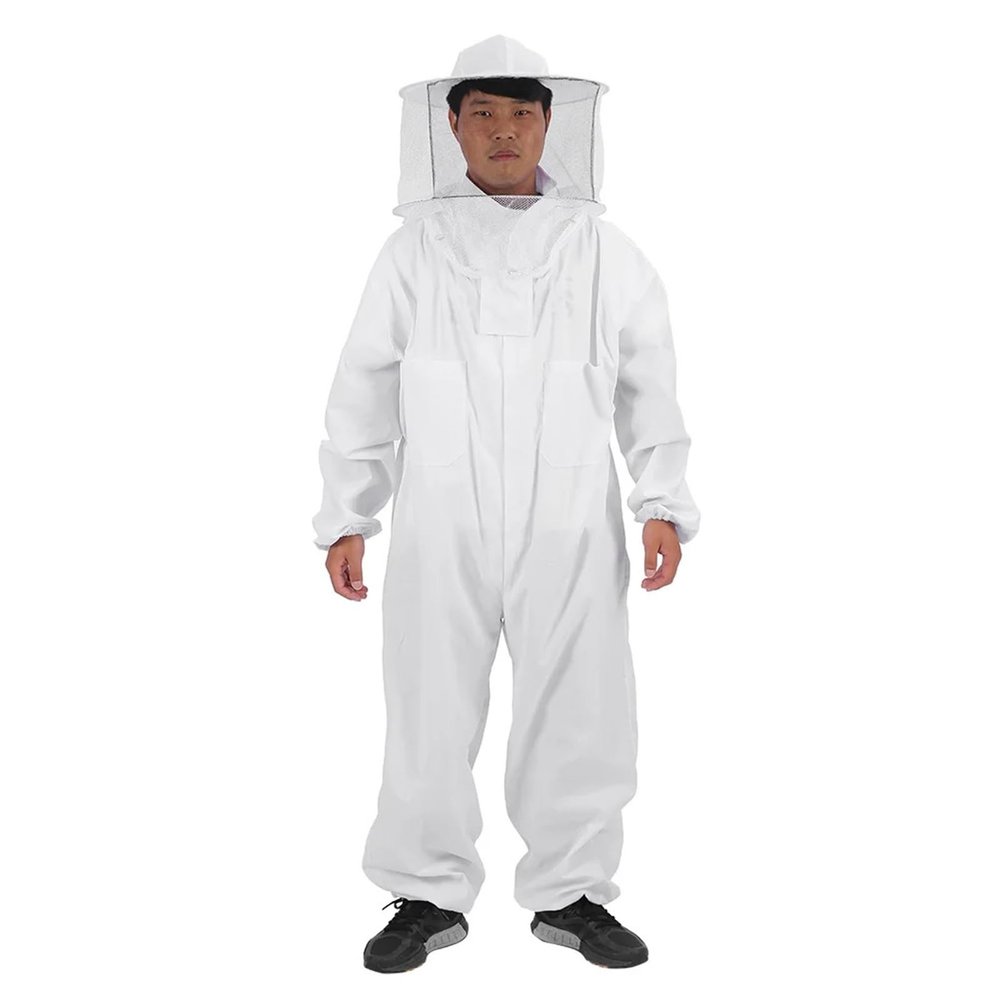 Mosquito Suits For Adult Beekeeper Protective Suit Breathable Bee Keeping Full Body Suit Beekeeping Protective Equipment(Large)