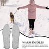 CHILDWEET Winter Plush Shoe Inserts 4 Pairs Thickened Fuzzy Insoles Thermal Boot Liners for Women Size 39 Warm Cushioned Shoe Pads for Cold Weather view 3