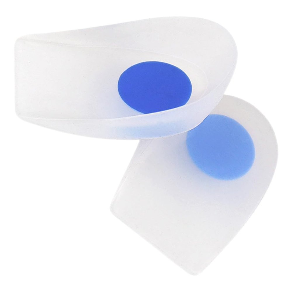 Alasum Silicone Heel Cushions for Women, XL Size 43-46, Soft Thickened Gel Heel Inserts, Breathable Shoe Pads for Sports and Everyday Wear