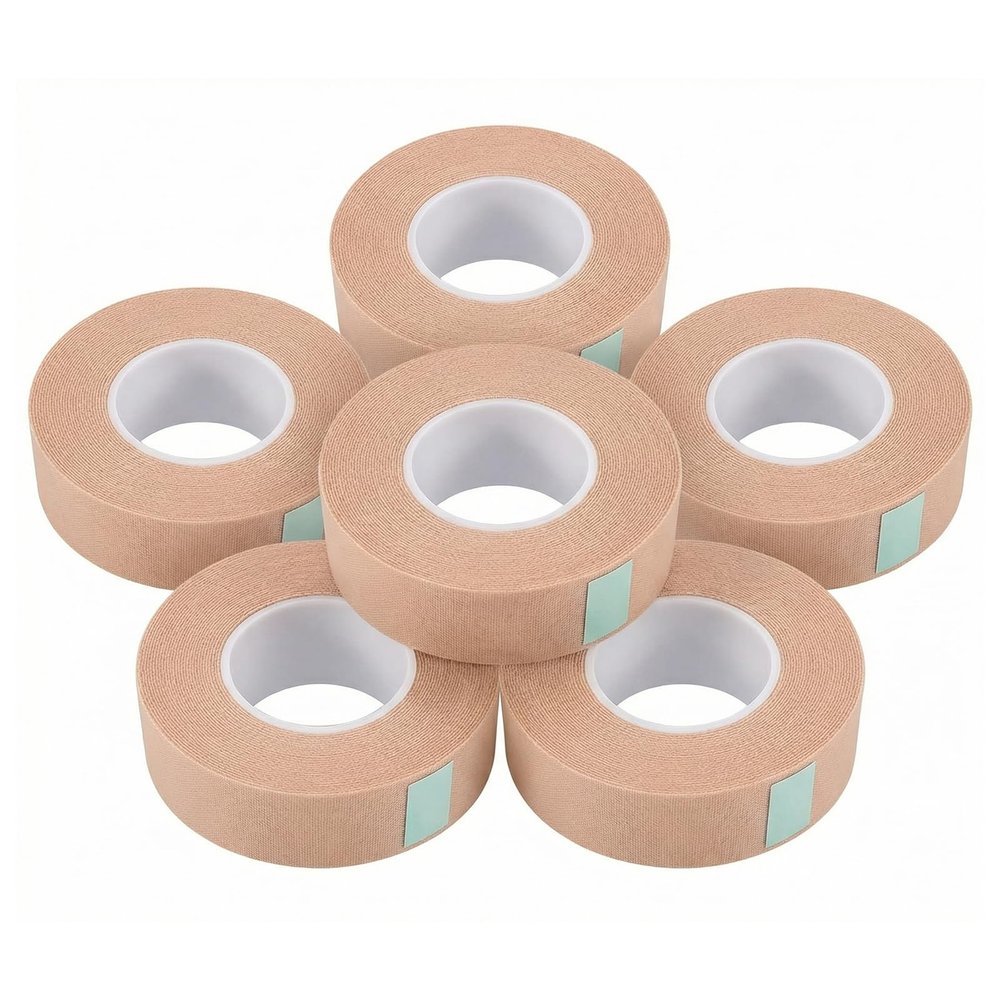 houlishu 6 Rolls of Shaping Tape, microperforated Tape, for Rhinoplasty Recovery, Sensitive Skin Wound Care and Surgical Tape, First aid Bandage for Wound Swelling (0.5 inches 10 Yards)
