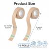 houlishu 6 Rolls of Shaping Tape, microperforated Tape, for Rhinoplasty Recovery, Sensitive Skin Wound Care and Surgical Tape, First aid Bandage for Wound Swelling (0.5 inches 10 Yards) view 2
