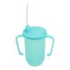 SECFOU 2pcs Spill-proof Feeding Cups with Straws for Elderly and Disabled Adults, 301-400ml Leak-resistant Liquid Diet Cups with Easy-grip Handles, Suitable for Bedridden Patients view 1