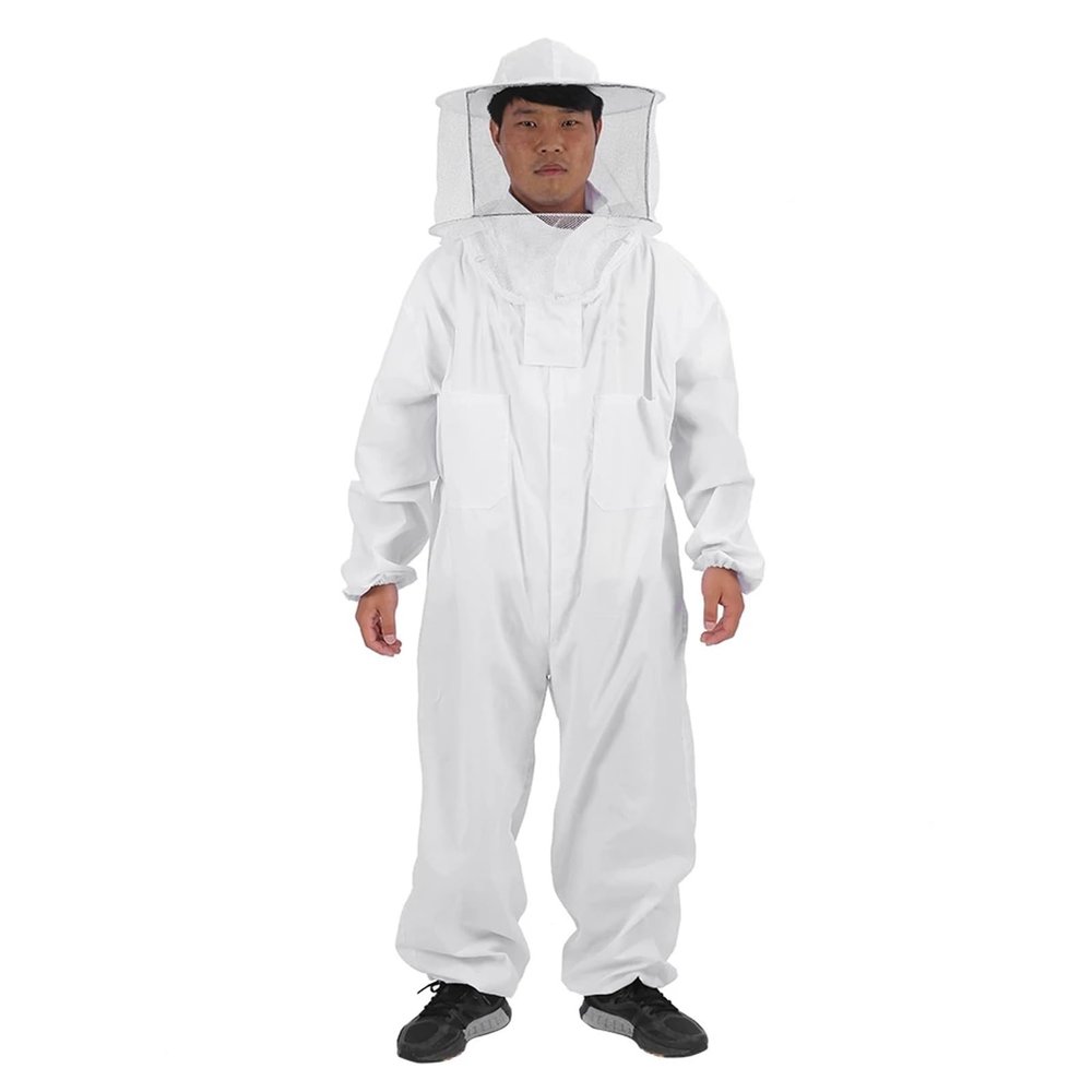 Mosquito Suits For Adult Beekeeper Protective Suit Breathable Bee Keeping Full Body Suit Beekeeping Protective Equipment(XX-Large)