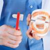 Operitacx 8pcs Dual Head Denture Toothbrush with Hard Bristles Red for False Cleaning Oral Care Tool for Daily Use view 4