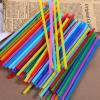 100 Pcs Cocktail Straws, 7.48 Inch Neon Colorful Disposable Plastic Drink Straws Small Short Drinking Straw for Whiskey Bar Club Cocktail Cold Drinks, Coffee, Cups Travel Mugs Crafts Home Bars Use view 3
