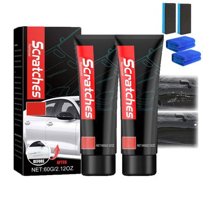 Glass Stovetop Scratch Repair Kit, Glass Cooktop Scratch Remover, Stovetop cratch Remover, Polishing Wax For lass Ceramic Cooktop, Heavy Duty Cleaner and Polish, Car Scratches Removers (2pcs)