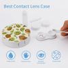 Birds And Kiwi Fruits Contact Lens Case with Mirror Portable Cute Eye Contact Lens Box Travel Kit view 3