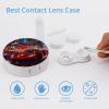 Red Sports-Car Contact Lens Case with Mirror Portable Cute Eye Contact Lens Box Travel Kit view 3
