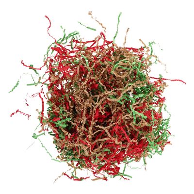 Abaodam Crinkle Paper Shredder Raffia Grass Shredded Packaging Paper Basket Filler for Christmas Wrapping and Decorative Party Confetti Random Color