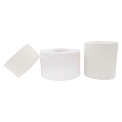 WATIIFUFU Cotton Athletic Tape 3 Rolls (1.25cm5m, 3.8cm10m, 5cm5m) White Breathable Sports Tape for Wrist Elbow Support Portable Fitness Supplies for Outdoor Sports Sprain Care