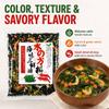 Dried Wakame Miso Soup Topping Mix - 2.12oz / 60g Japanese-Style Seaweed Garnish with Carrot, Green Onion & Small Dried Shrimp, Instant Add-In for Miso Soup, Ramen, Udon & Rice Porridge view 4