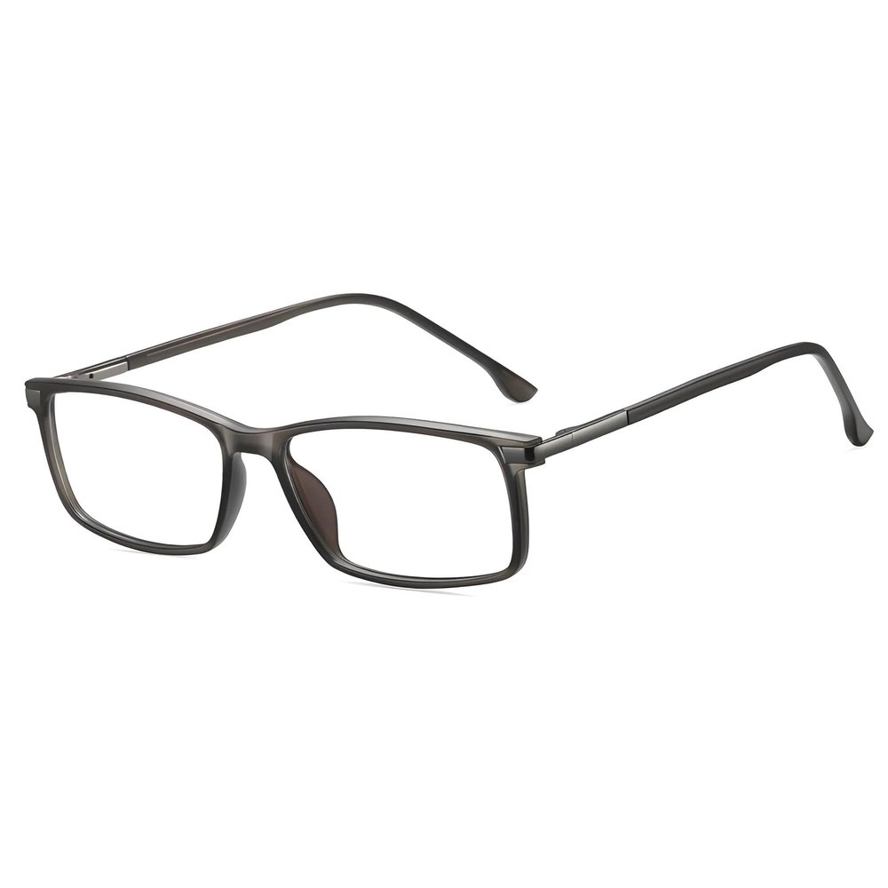 HOOBAY Reading Glasses Men Women, HD Resin Lenses Scratch-Resistant Quality Readers TR90 Frame and Spring Hinges (Sand Grey, 2, x)