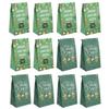 SOLUSTRE St Patricks Day Candy Wrapping Bags and Decorative Paper Treats Bags Set with 12 Sealing Stickers Portable for Holiday Packaging view 1