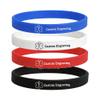 4 Pack Peralized Medical Alert ID Silicone Bracelet Emergency Sports Rubber Wristbands for Man Women,Custom Engraved Allergy Alert Bracelets with Med Wallet Card view 1