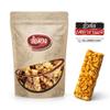 Crunchy Peanut Brittle Bars - Traditional Roasted Peanut and Sesame Snack - Sweet and Savory Crispy Squares (500g) view 2