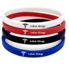 4-Pack 6mm Width Silicone Medical Iodine Allergy Wristband for Youth Women Men,Custom Engraved Alert Bracelets for Food,Peanut,Latex & Drug Allergies with Medic Card view 1