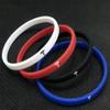 4-Pack 6mm Width Silicone Medical Bee Allergy Wristband for Youth Women Men,Custom Engraved Alert Bracelets for Food,Peanut,Latex & Drug Allergies with Medic Card view 3