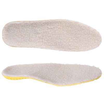 OKUMEYR Thickened Sheepskin Insoles 1 Pair Winter Warm Shoe Cushions Anti-Cold Soft Plush Insoles for Boots Sneakers Size 40