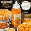 Cheddar Cheese Powder 1 lb | Cheddar Cheese Seasoning & Sauce Mix | Popcorn, Pretzels, Fries, Pasta, Snacks & Dips | Shaker & Easy Pour Tops Included | Dasher's Spice & Beans view 2