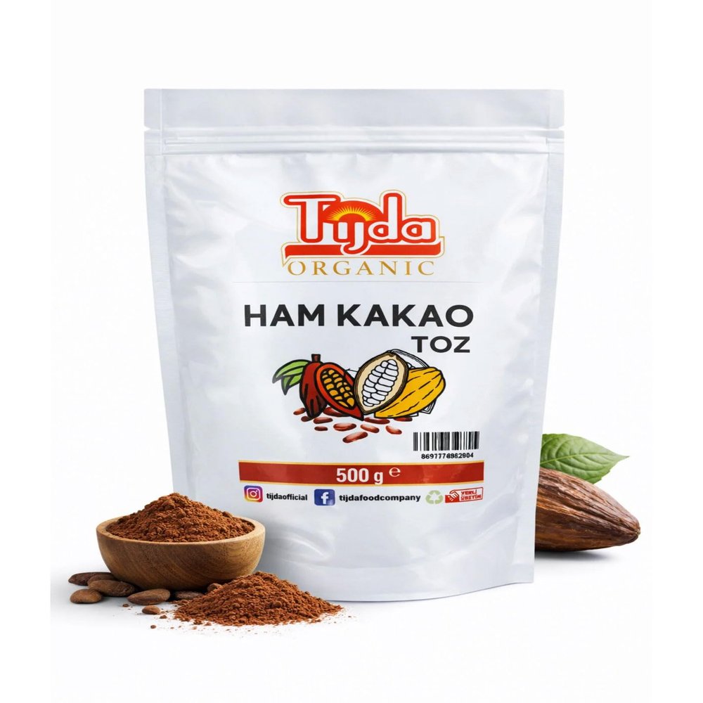 Cocoa Powder, 17.6 oz (500g) Unprocessed Cacao Solids, Vegan & Gluten-Free Non-Alkalized