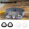 2 Mop Pad Plates with Mop Cloths Replacements for Narwal Freo Z Ultra, Freo X Ultra, Freo Z10 Robot Vacuum AccessoriesMop Pad Holder Spare Parts view 2