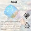 Natural Opal Raw Crystals, Large 1.25-2.0" Healing Crystals Natural Rough Stones for Tumbling, Cabbing, Fountain Rocks, Decoration, Polishing, Wire Wrapping, Wicca & Reiki DIY Raw Stones view 2