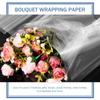 HOODANCOS Opp Film Floral Wrapping Paper Roll 50cm X 20m, 23 Micron Bouquet Wrap Material for DIY and Flower Packaging, Thin Glassine Sheet for Floral Supplies and Craft Projects view 3