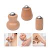1pc Wooden Facial Massage Roller Iron Ball Massage Tools Mini Hand-Held Skin Care Tools Easy to Clean and Use(Style 03) view 4