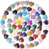 120pcs Heart Crystals and Healing Stones Bulk,Heart Trinkets Healing Crystal Natural Gemstones,Bulk Worry Stones for DIY Meditation Decor Gifts for Women Men,Mother's Day Gifts view 1