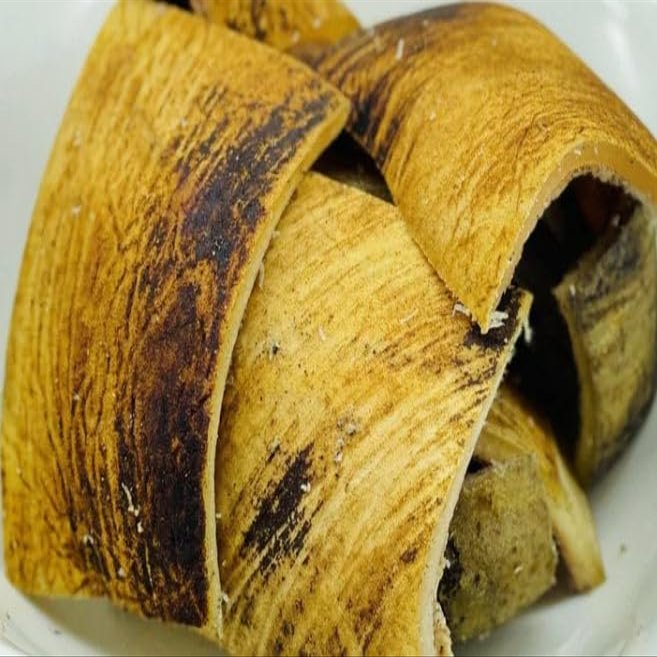 Cow Skin (Kanda/Ponmo) Cleaned Cow Skin for African Cooking Traditional Ingredient for Soups and Stews 2 lb