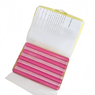 9Pcs Pink FUNCTIONAL Impression Trimming Sticks Dental Deture Edge Shaping Wax Stick Compound 9Pcs/Box