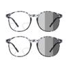 VisionGlobal 2Pairs Photochromic Gray Sunglasses for UnisexPortable Progressive Multifocal GlassesGray,+0.00/+2.25Magnification view 1