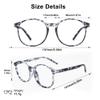 VisionGlobal 2Pairs Photochromic Gray Sunglasses for UnisexPortable Progressive Multifocal GlassesGray,+0.00/+2.25Magnification view 3