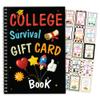 College survival gift card book - Graduation College Gift Card Book 2026 open when envelopes fo Graduation college student Graduation Gifts for High School Survival Gifts Card Booklet Holder Book view 1