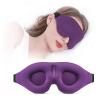 3Pcs Eye Mask for Sleeping 3D Contoured Cup Blindfold Concave Molded Night Sleep Mask Block Out Light(Deep Blue) view 2