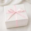 LoomJoyz 100 Yards Pink Satin Ribbon 1/4 Inch Double Face Ribbon for Gift Wrapping Bouquets Crafts Wedding Decoration view 3