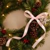 LoomJoyz 100 Yards Pink Satin Ribbon 1/4 Inch Double Face Ribbon for Gift Wrapping Bouquets Crafts Wedding Decoration view 4