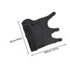 ibasenice Adjustable Skin-friendly Wrist Brace with Steel Plate Support Protective Sports Hand Cover for Wrist Joint Sprain for Gym and Sleeping Black view 2