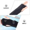 ibasenice Adjustable Skin-friendly Wrist Brace with Steel Plate Support Protective Sports Hand Cover for Wrist Joint Sprain for Gym and Sleeping Black view 4