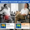 JUMPOW Inflatable Seat Cushion for Travel & Office Chairs, Pressure Relief Air Travel Cushion with Pump for Long Sitting, Car Seats, Airplane Travel Seat Cushion, Portable & Comfortable view 3