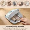 3Pcs Sanitary Napkin Storage Bag, Small Menstrual Period Bag Period Pouch Waterproof, Tampon Organizer Pouch Tampon Pad Holder for Purse, Pad Bags Feminine Care First Periods view 3