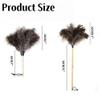 2PCS Wood Handle Dust Cleaning Brush Soft Duster for Home & Car Interior Cleaning, Furniture, Dashboard & Tight Spaces(Small) view 2