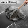 2PCS Wood Handle Dust Cleaning Brush Soft Duster for Home & Car Interior Cleaning, Furniture, Dashboard & Tight Spaces(Small) view 3