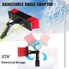 Glass Cleaning Brush Home Water Fed Telescopic Pole Kit Solar Panel Brush Rotating for Photovoltaic Panelphotovoltaic Cleaner Window Cleaning Pole Water Fed Pole Kit Window Cleaning Brush O view 2