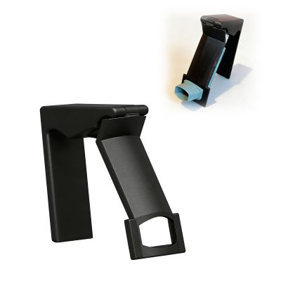 Inhaler Assistive Device for Ventolin, Easy-Grip Respiratory Aid, Ergonomic Handle for Standard MDI Canisters, Hand Mobility Support Tool (Black)