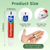 500 Tubes Travel Size Toothpaste in Bulk, Mini Small Toothpaste Mint Flavor Toothpastes for Guests Homeless Hotel Charity Toiletries Camping, 0.176oz/5g view 2